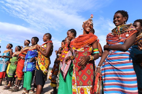 Enjoying the ceremony